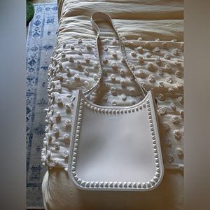 Carmen sol jelly large crossbody in white